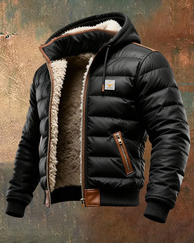Marcus | Quilted Sherpa Winter Jacket