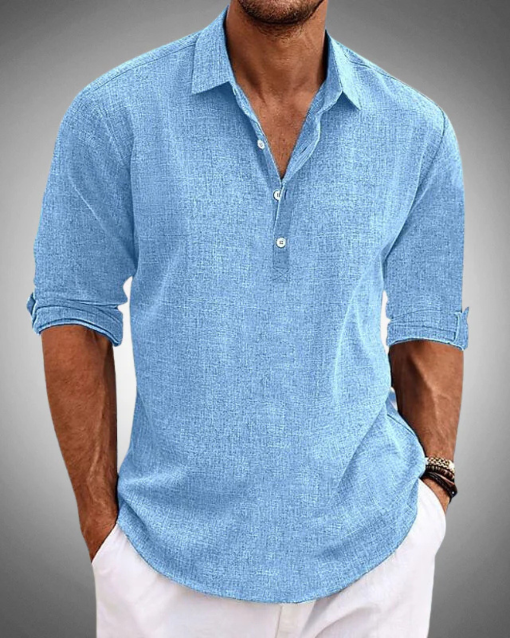 Evan | Refined Button-Front Classic Shirt
