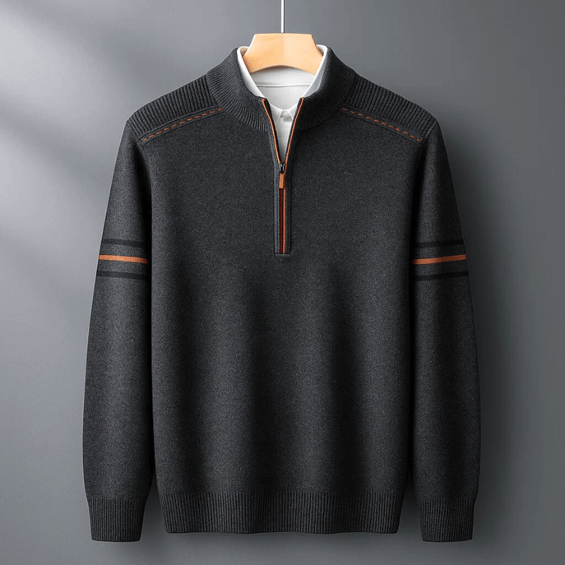 Elijah | Modern Half-Zip Sweater