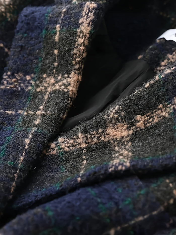 Linda™ | Elegant Check Coat