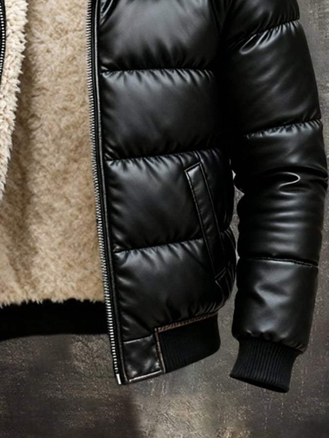 Maxim™ | Quilted Sherpa Winter Jacket