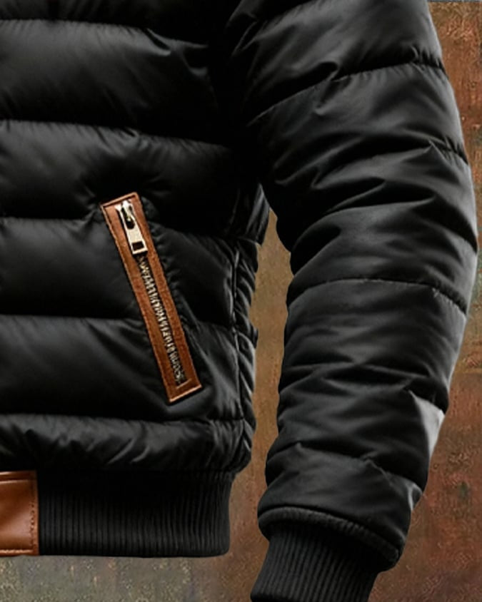 Marcus | Quilted Sherpa Winter Jacket
