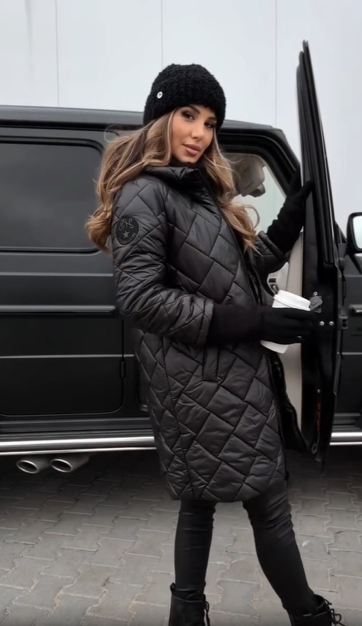 Bogna – Elegant Quilted Hooded Winter Parka