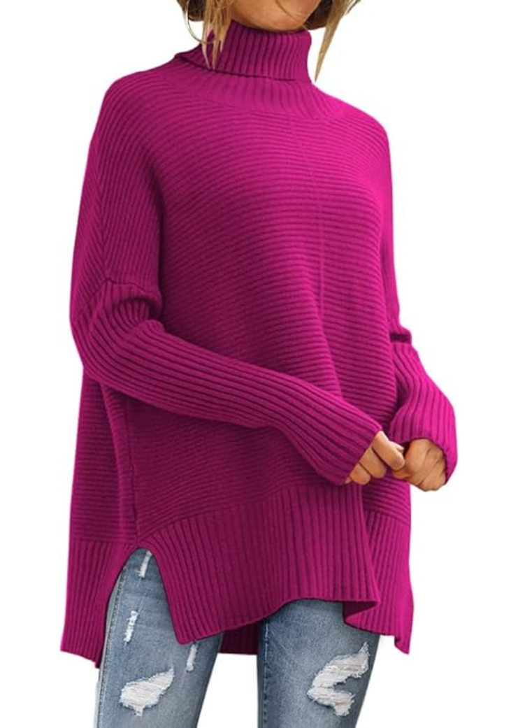 Megan | Elegant Relaxed Turtleneck Sweater