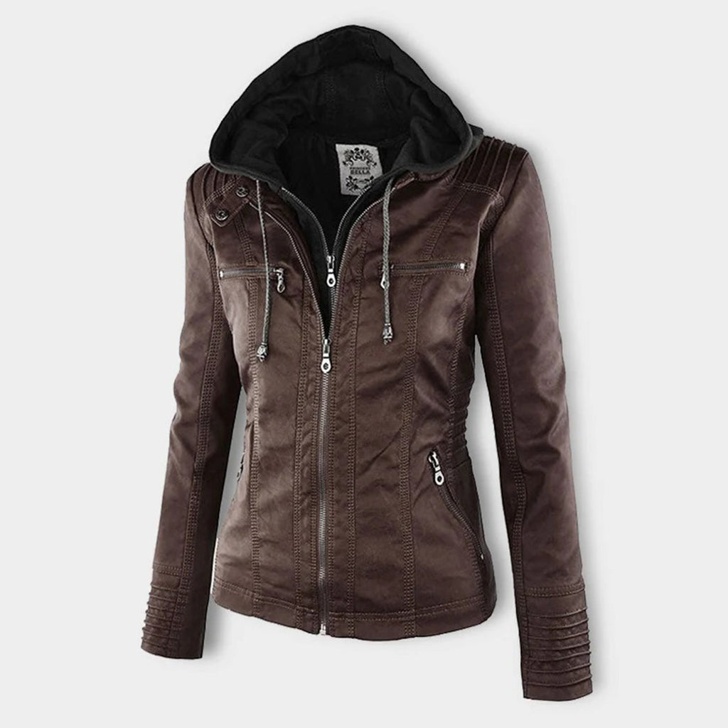 Monika™ | Elegant and Durable Leather Jacket