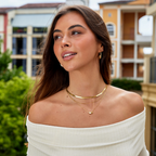 CAMILLE | DROP HOOP EARRINGS