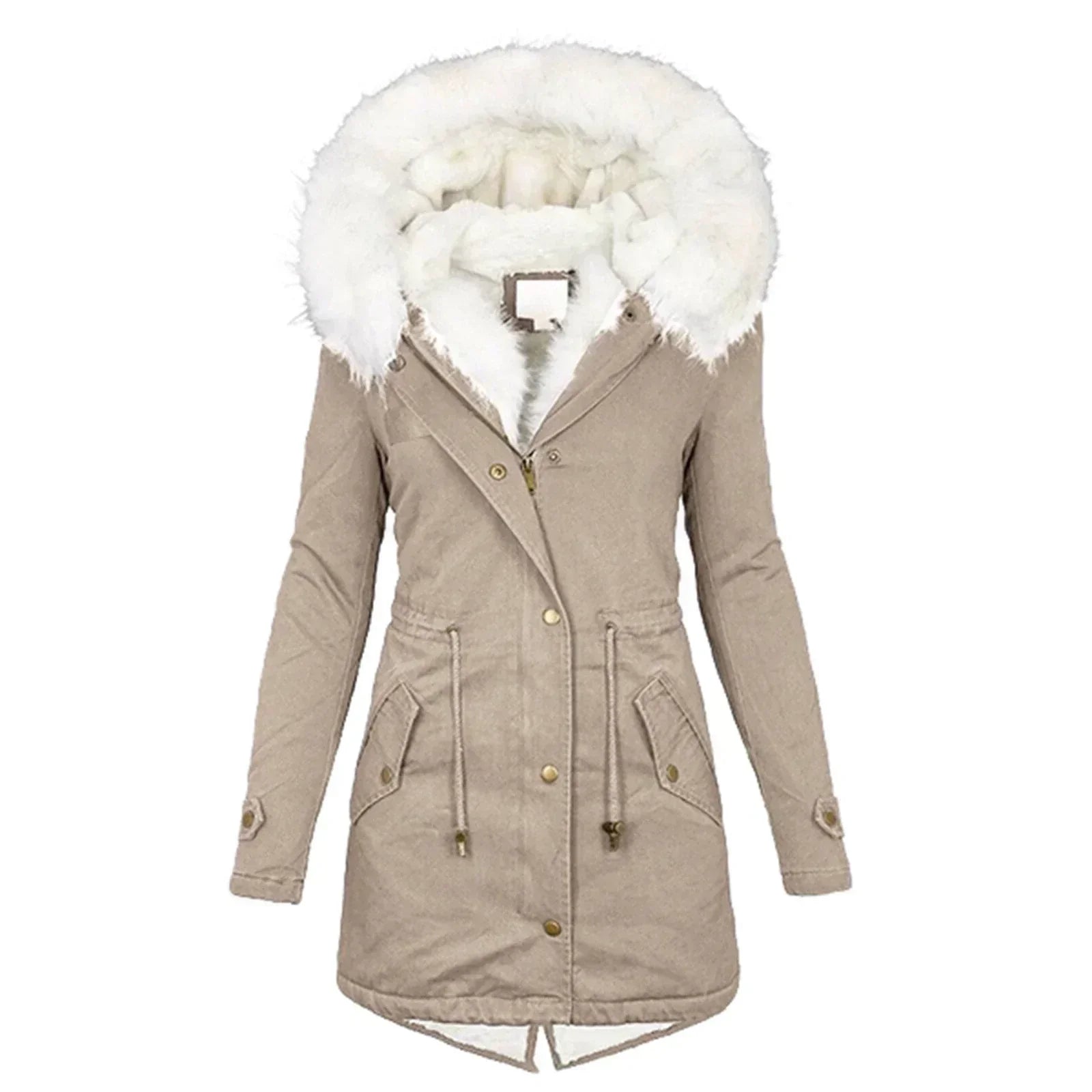 Irene | Winter Parka with Faux Fur Lining