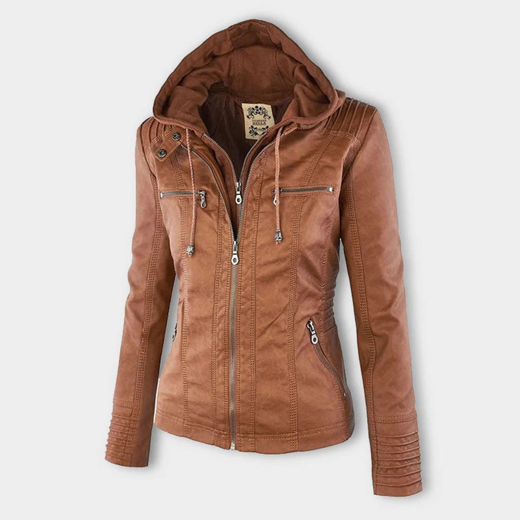 Monika™ | Elegant and Durable Leather Jacket