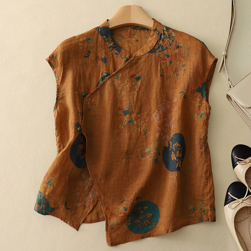 JESSA | ELEGANT LINEN TOP