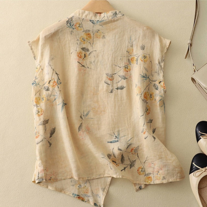JESSA | ELEGANT LINEN TOP