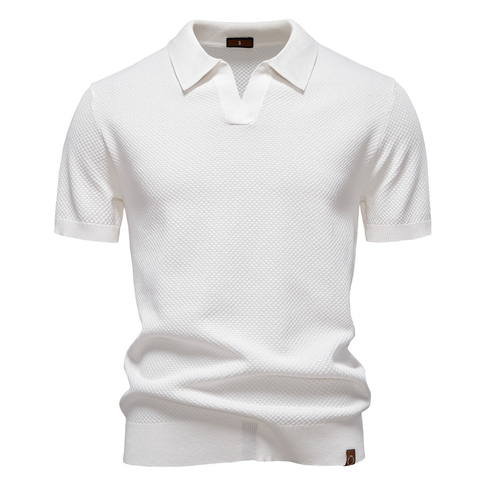 Stylish Short-Sleeve Polo Shirt