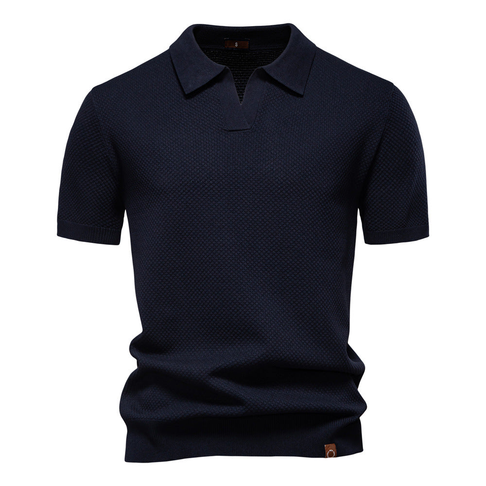 Stylish Short-Sleeve Polo Shirt