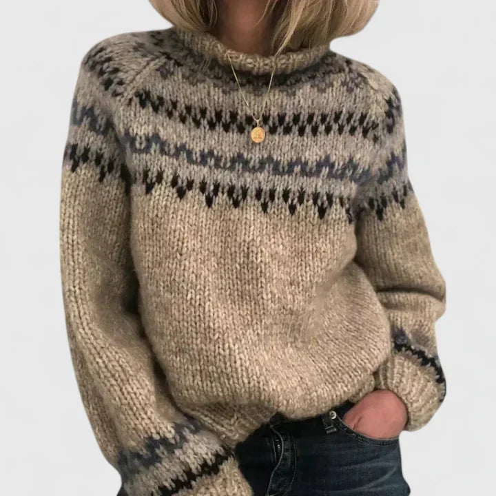 Freya | Timeless Nordic Knit Sweater