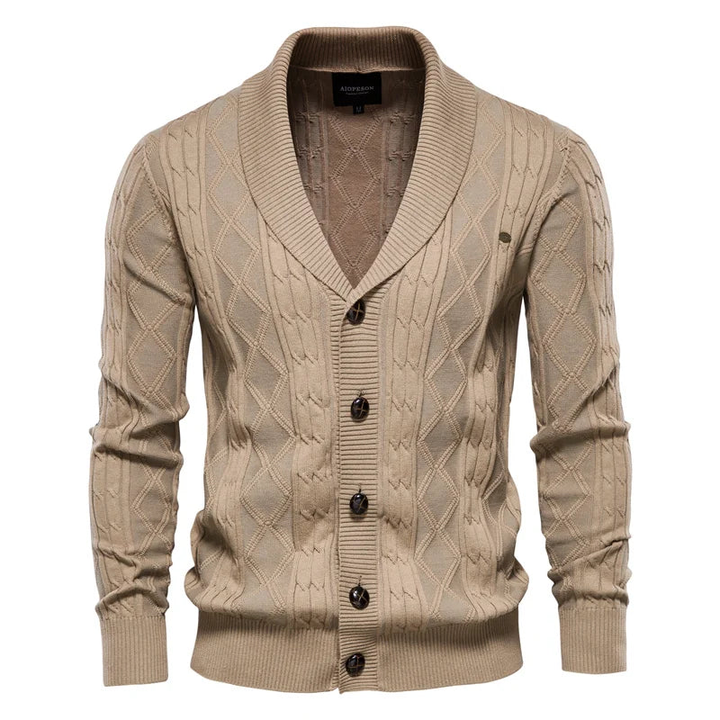 Henry - Men's Button-Down Sweater