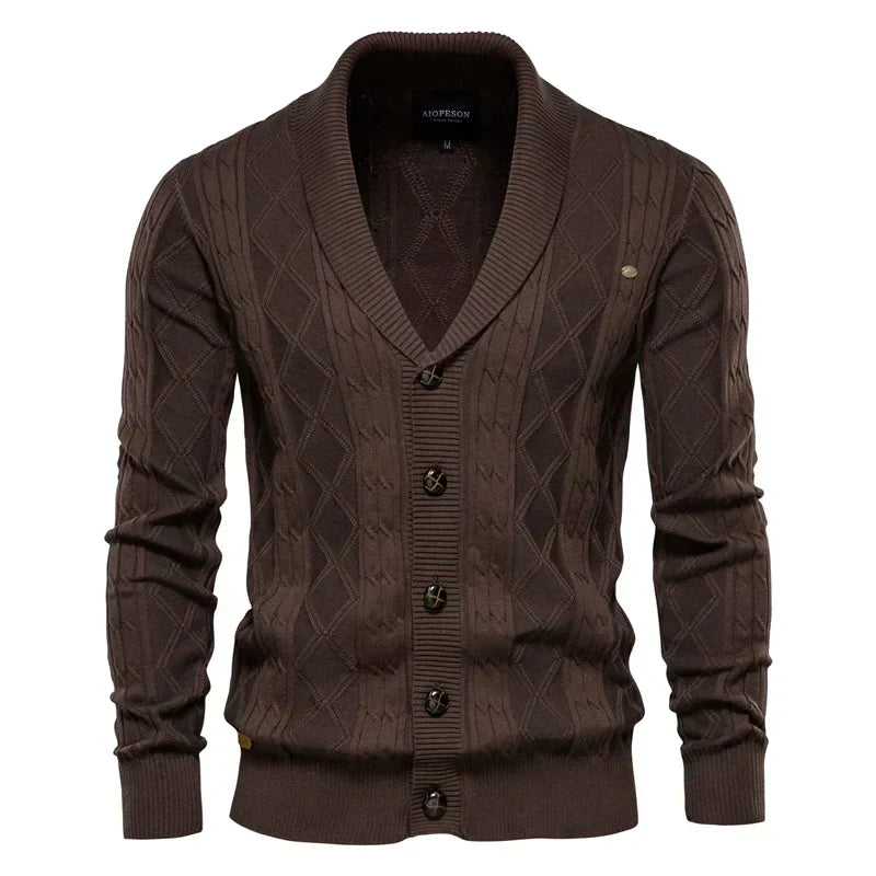 Henry - Men's Button-Down Sweater