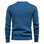 Thomas - Men's Sweater with Diamond Pattern