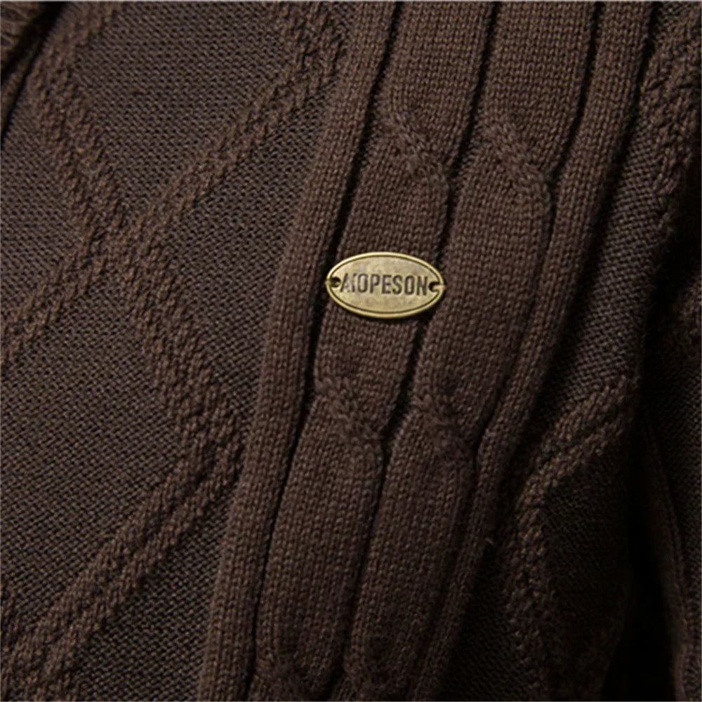 Henry - Men's Button-Down Sweater