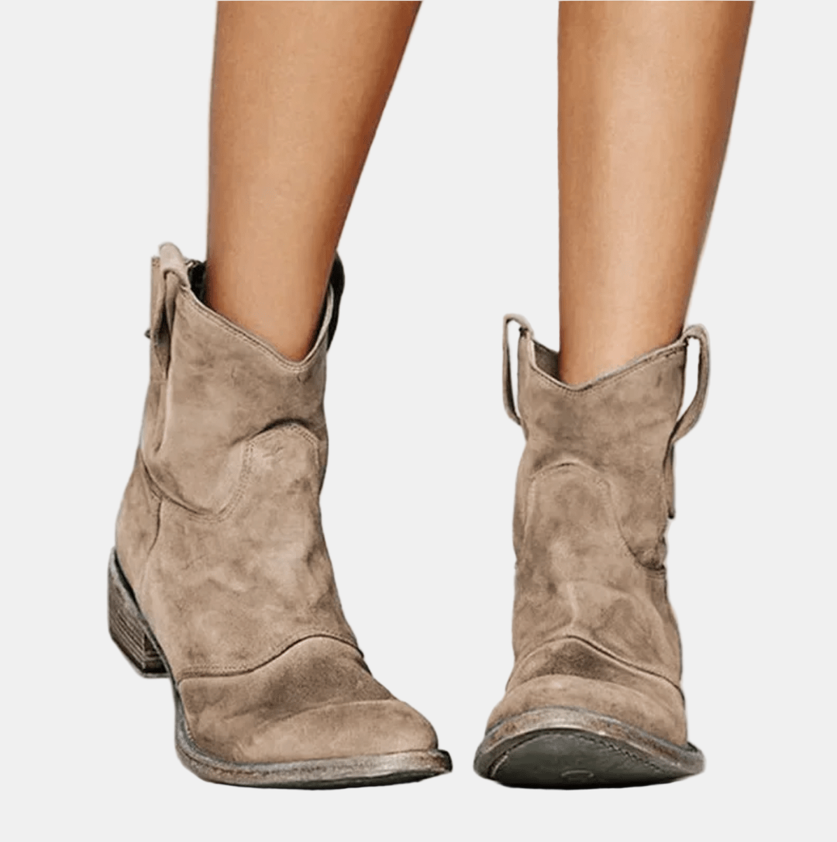 Annelise | Suede Western Boots