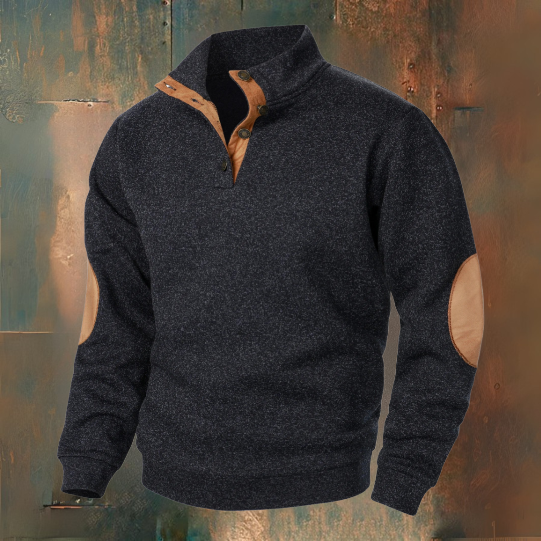 Griffin | Classic Button Collar Sweater
