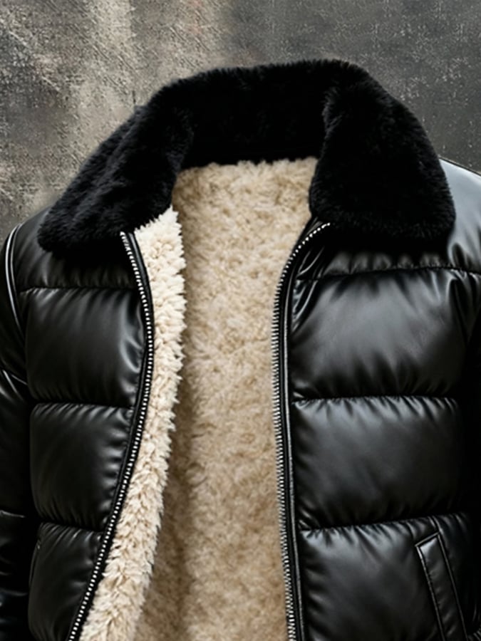 Maxim™ | Quilted Sherpa Winter Jacket