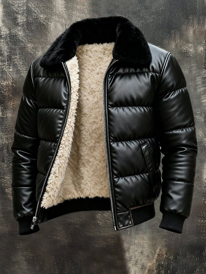 Maxim™ | Quilted Sherpa Winter Jacket