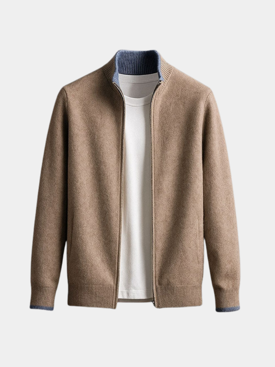HARVEY™| ELEGANT WOOL ZIP VEST