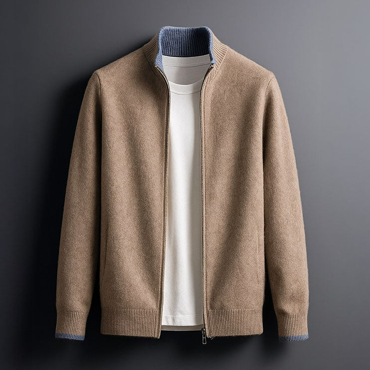 HARVEY™| ELEGANT WOOL ZIP VEST