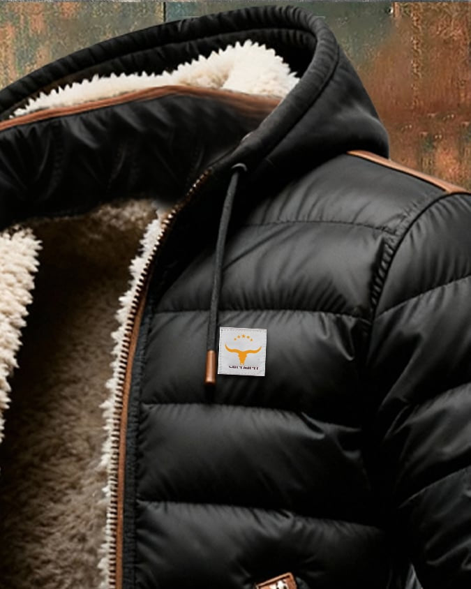 Marcus | Quilted Sherpa Winter Jacket
