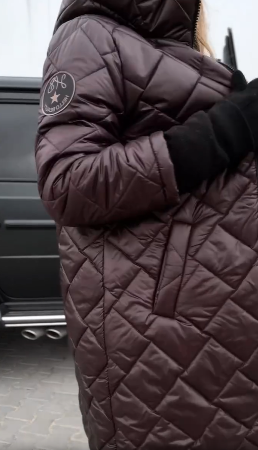 Bogna – Elegant Quilted Hooded Winter Parka