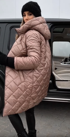 Bogna – Elegant Quilted Hooded Winter Parka
