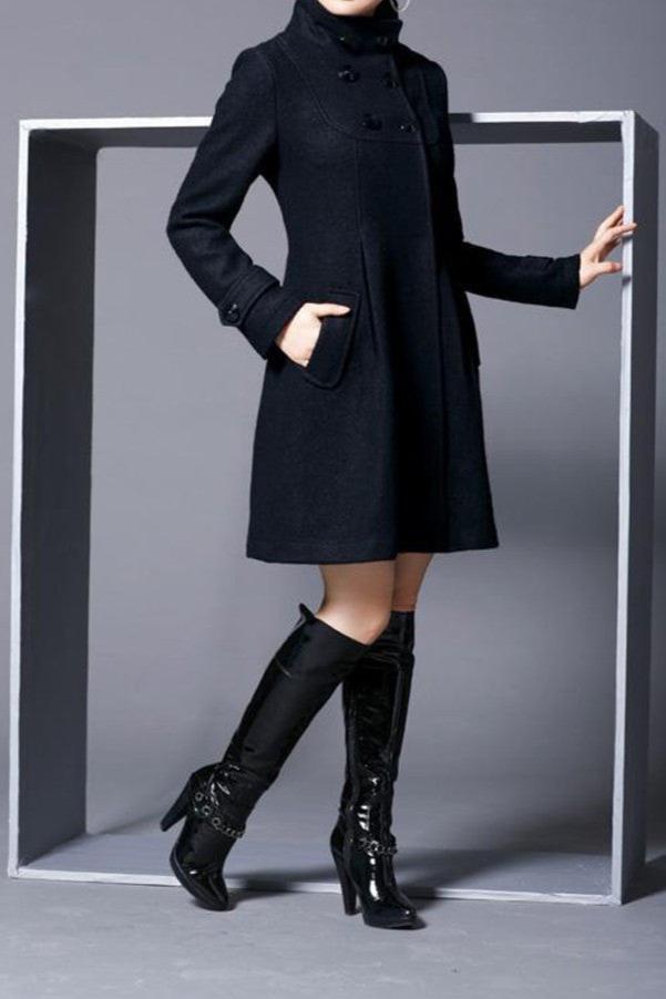 Harper | Elegant Hooded Scarf Coat