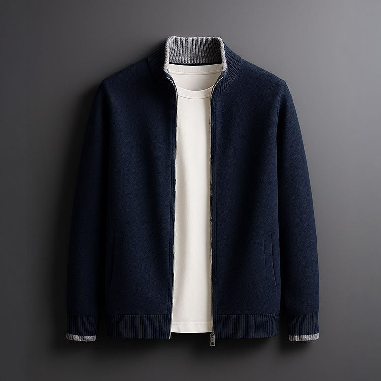 HARVEY™| ELEGANT WOOL ZIP VEST